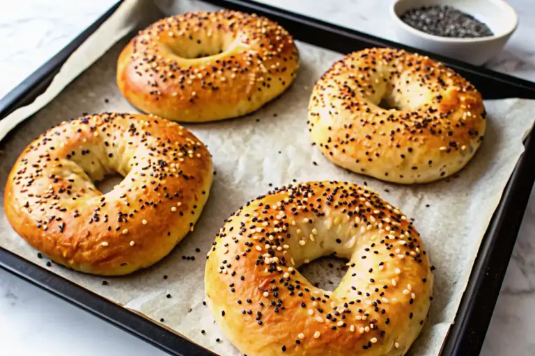 Easy Greek Yogurt Bagels Recipe (No Yeast, No Boiling!)