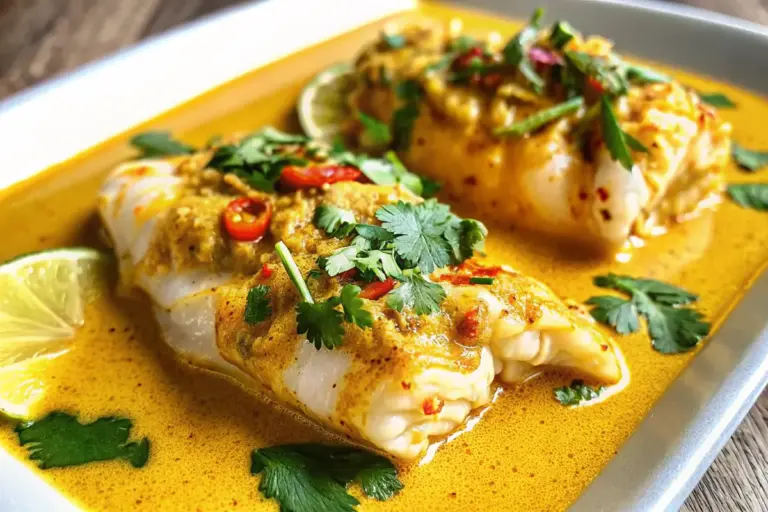 Easy Coconut Curry Baked Cod Recipe | Healthy & Delicious