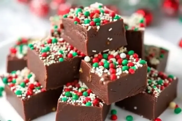 Quick Christmas Fudge for Holiday Baking