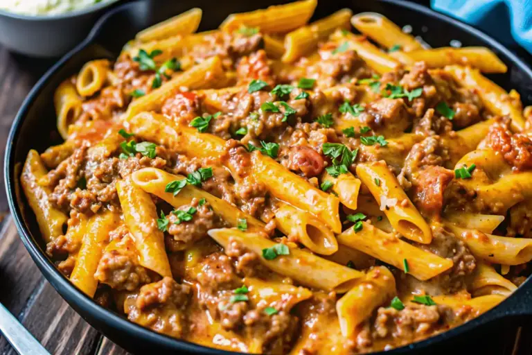 Simple Creamy Beef Pasta Recipe for Cozy Nights | Easy Ground Beef Pasta