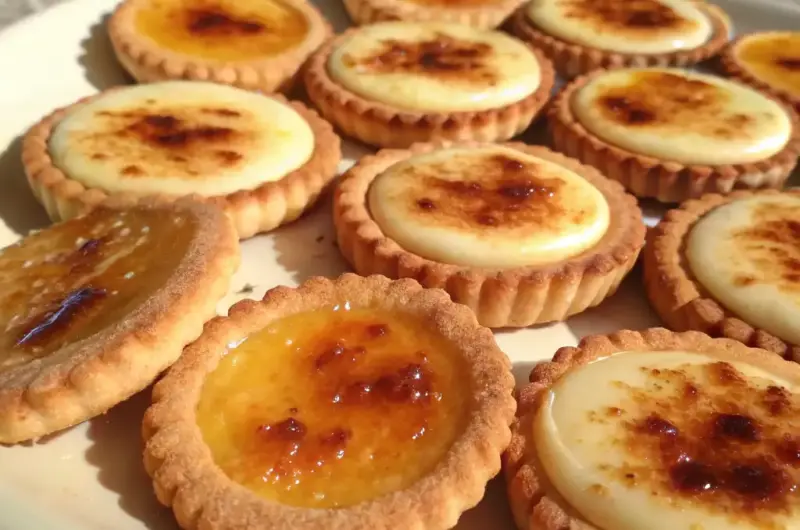 A delicious plate of Creme Brûlée Cookies