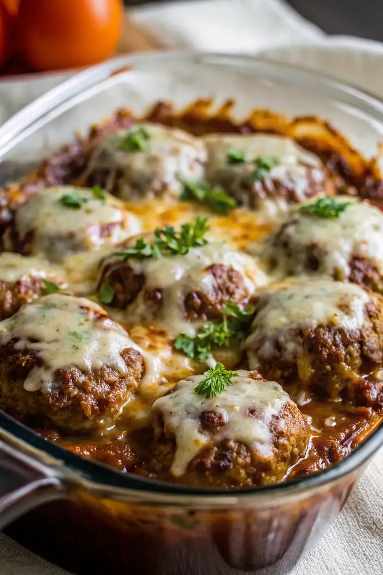 A delicious plate of Amish Hamburger Steak Bake