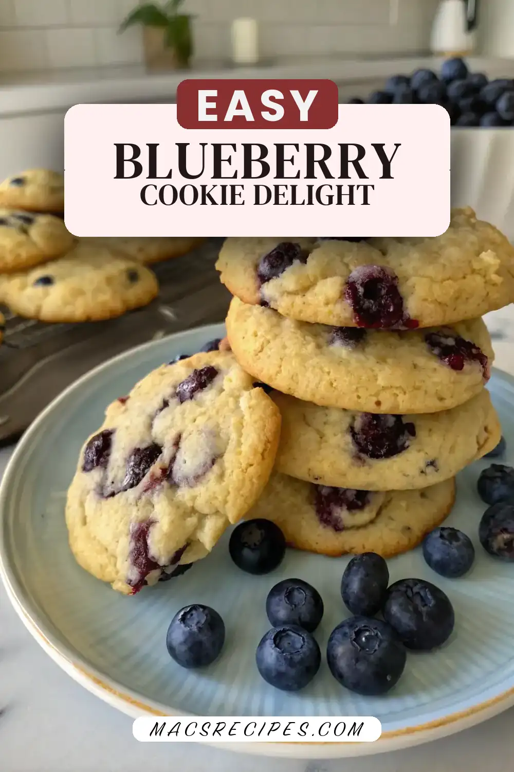 Blueberry Heaven Cookies