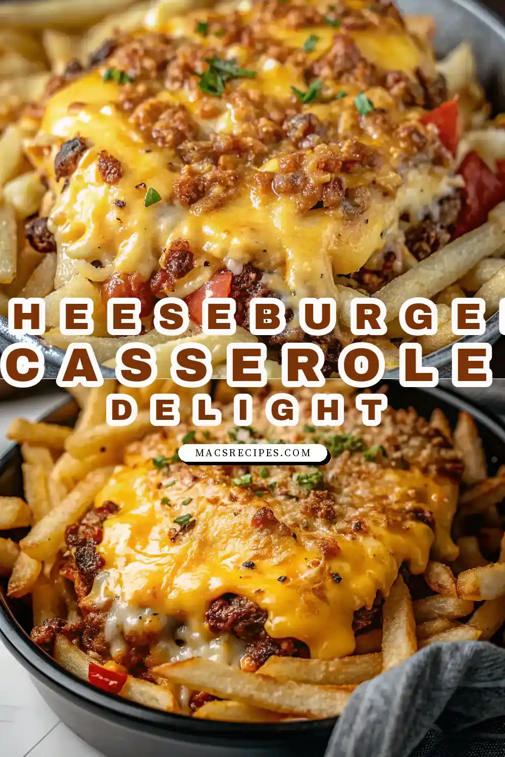 Cheeseburger French Fry Casserole
