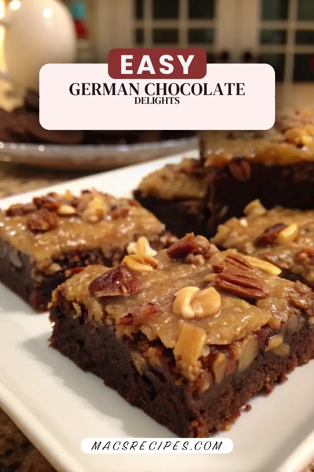 German Chocolate Brownies