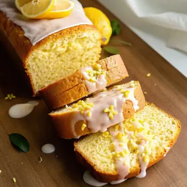 A delicious plate of Lemon Bread Recipe