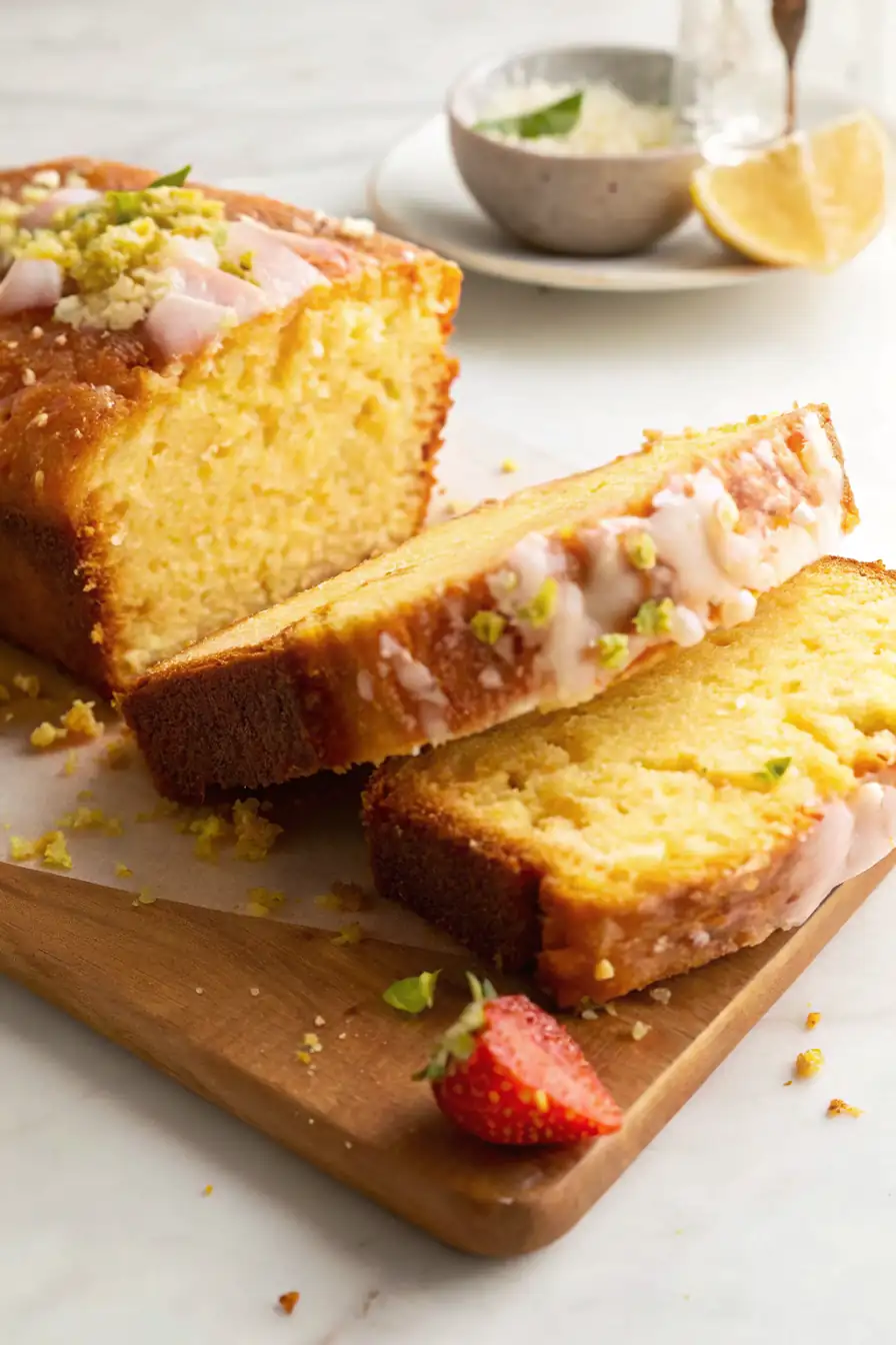 A delicious plate of Lemon Bread Recipe