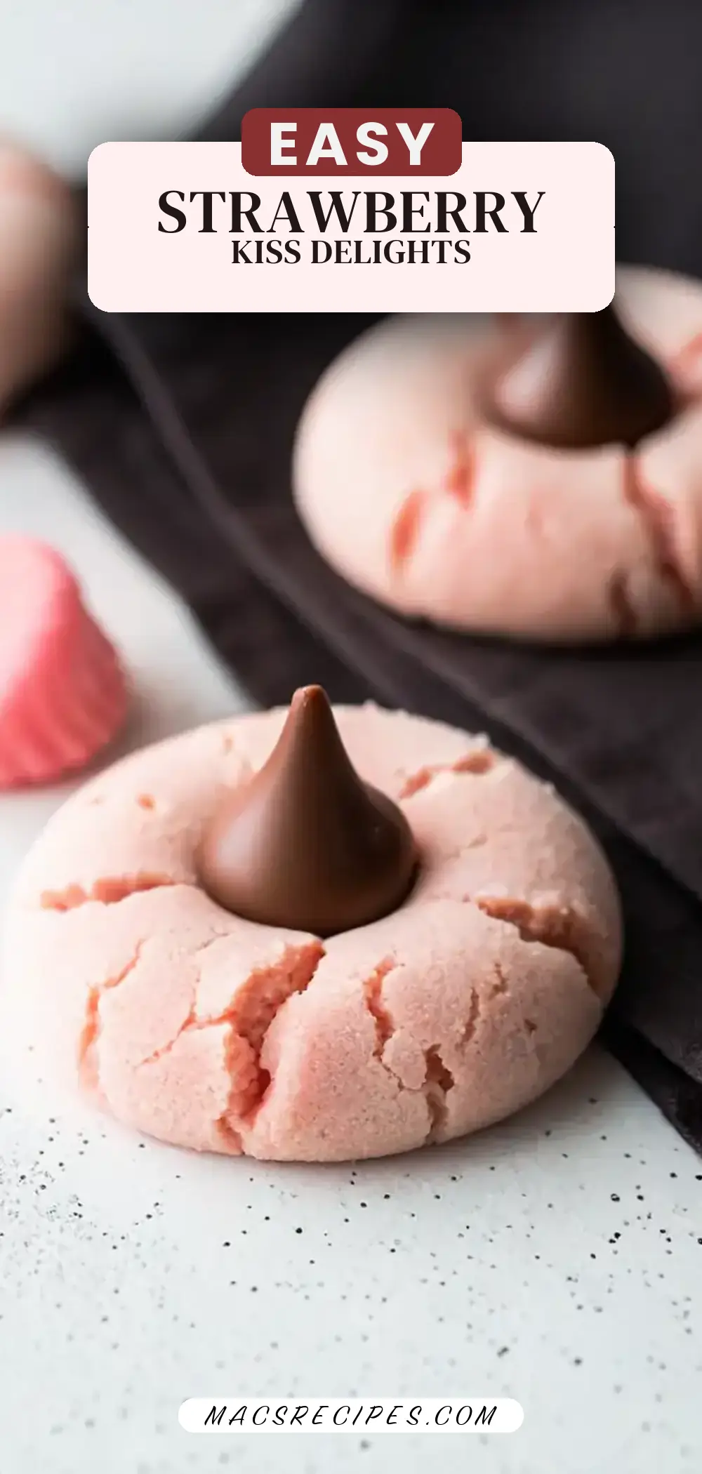 Strawberry Kiss Cookies