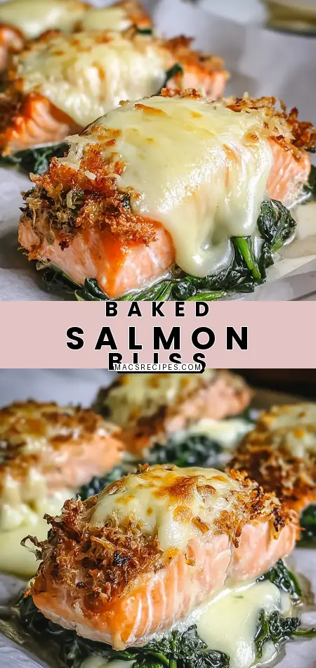Irresistible Baked Salmon with Spinach and Mozzarella Bliss
