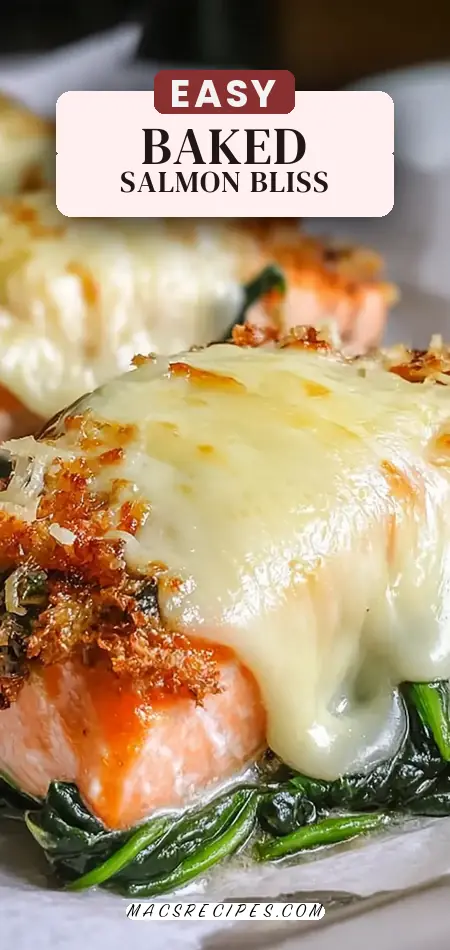 Irresistible Baked Salmon with Spinach and Mozzarella Bliss