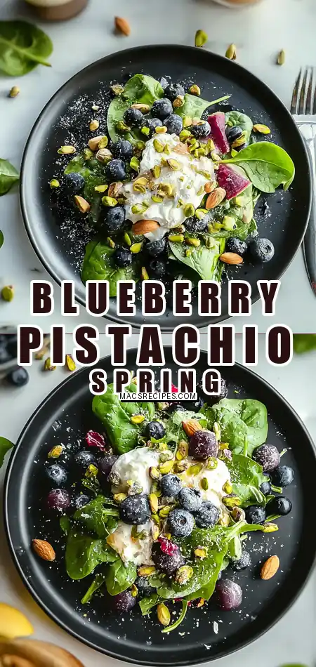 Blueberry Pistachio Spring Salad