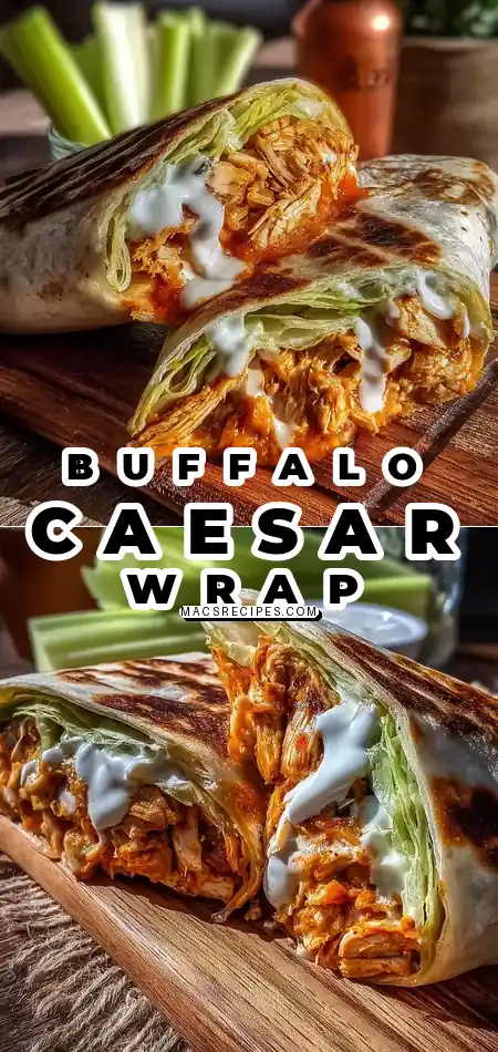 Buffalo Chicken Caesar Wrap