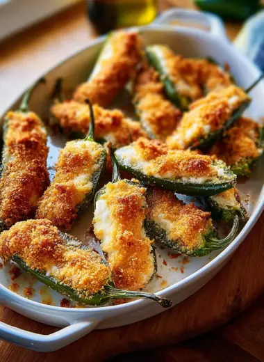 A delicious plate of Best Ever Jalapeño Poppers