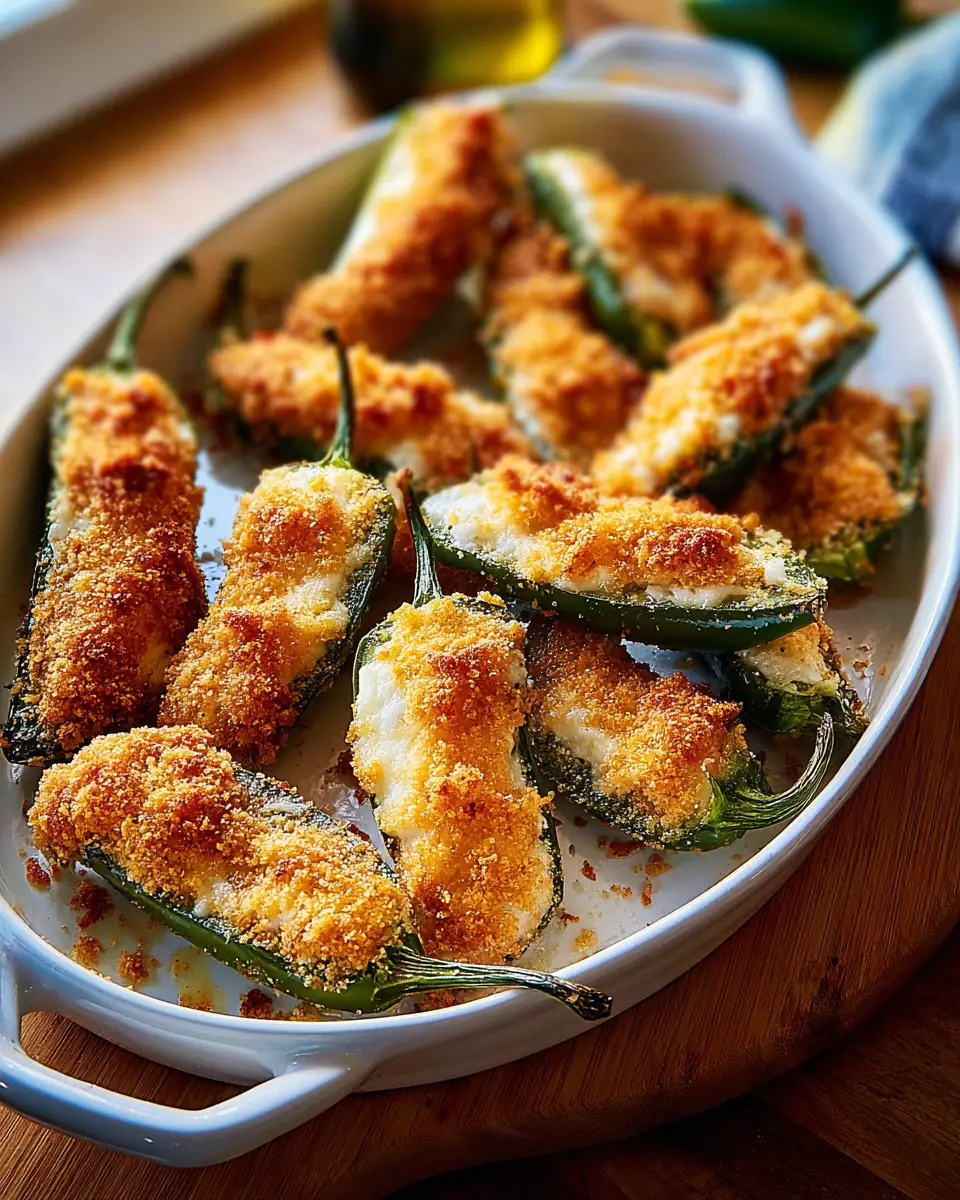 A delicious plate of Best Ever Jalapeño Poppers