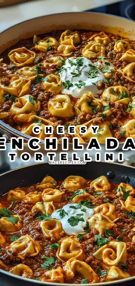 Cheesy Beef Enchilada Tortellini