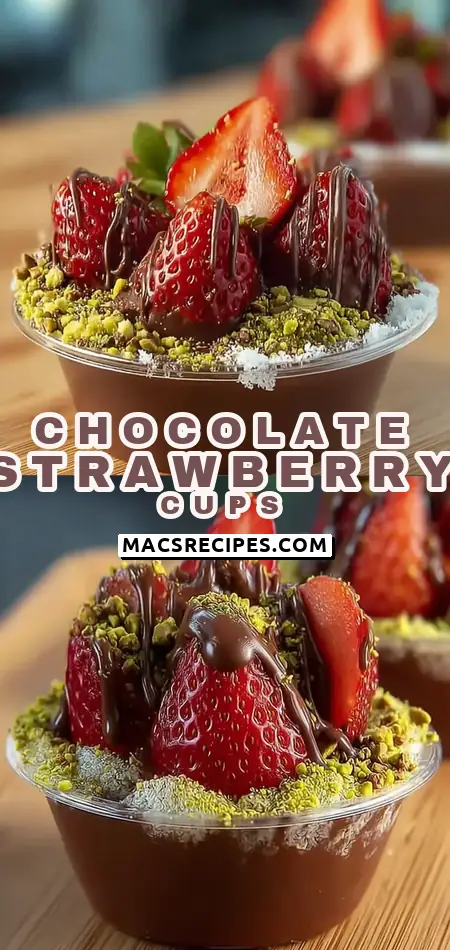 Chocolate Strawberry Cups