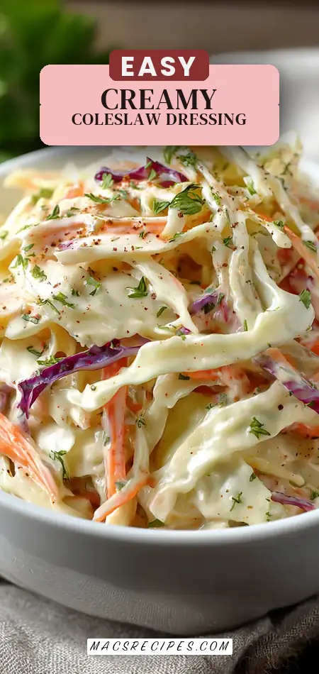 Classic Creamy Coleslaw Dressing