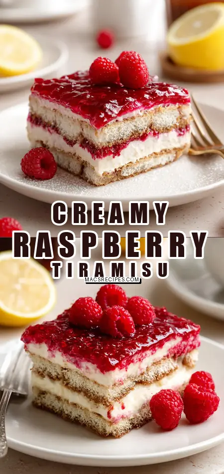 Raspberry Tiramisu