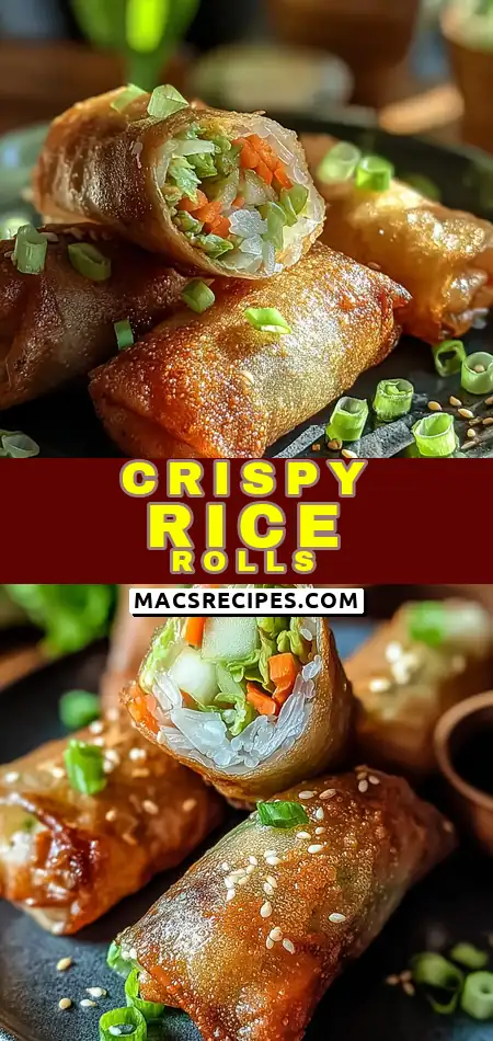 Crispy Rice Paper Spring Rolls
