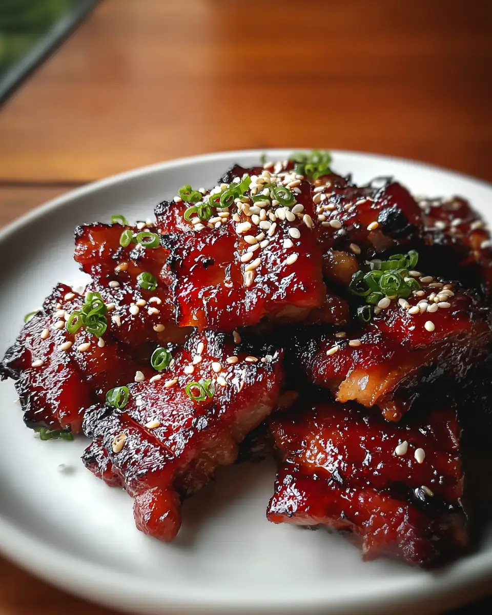 A delicious plate of Char Siu Chicken