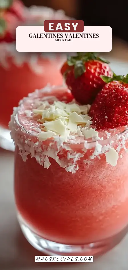 galentines/valentines mocktail