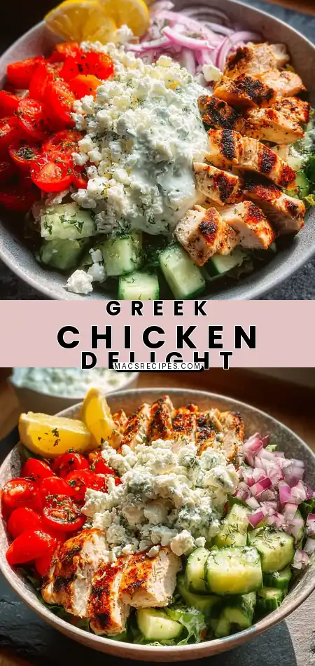 Greek Chicken Bowls