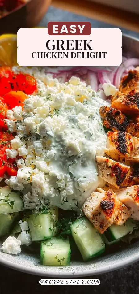 Greek Chicken Bowls