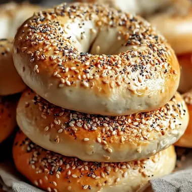 A delicious plate of Greek Yogurt Bagels