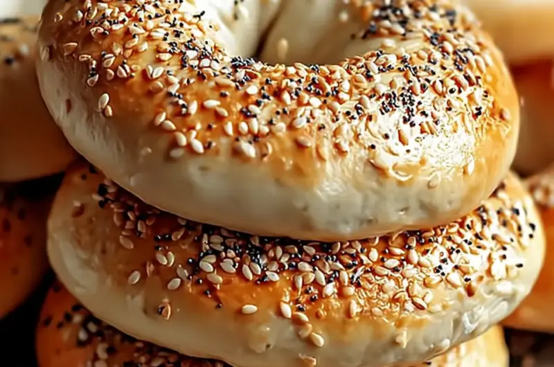 A delicious plate of Greek Yogurt Bagels