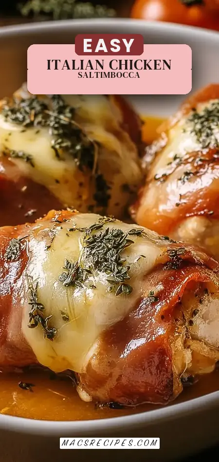 Succulent Italian Chicken Saltimbocca