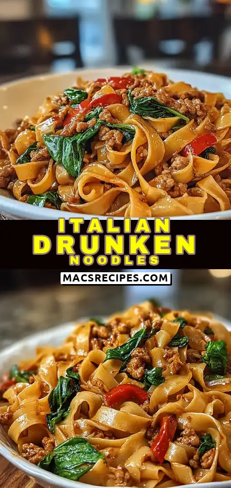 Italian Drunken Noodles