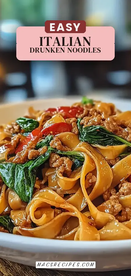 Italian Drunken Noodles