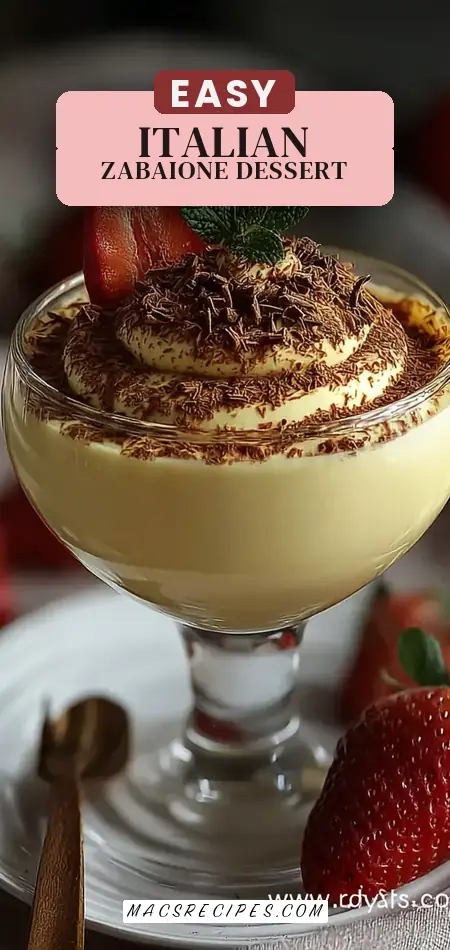 Mastering Italian Dessert Zabaione