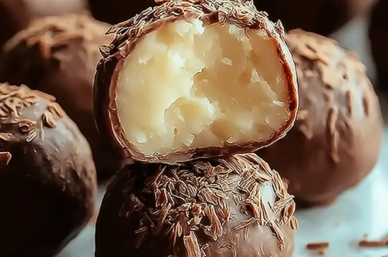 A delicious plate of Irish Potato Candy Recipe