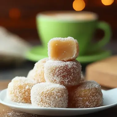 A delicious plate of Irish Potato Candy