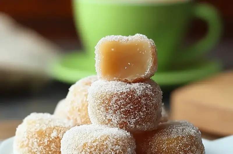 A delicious plate of Irish Potato Candy