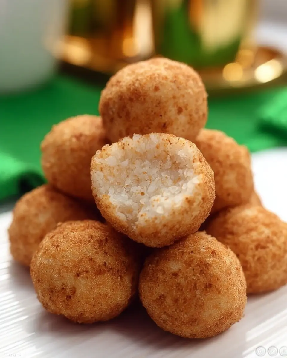 A delicious plate of Irish Potato Candy