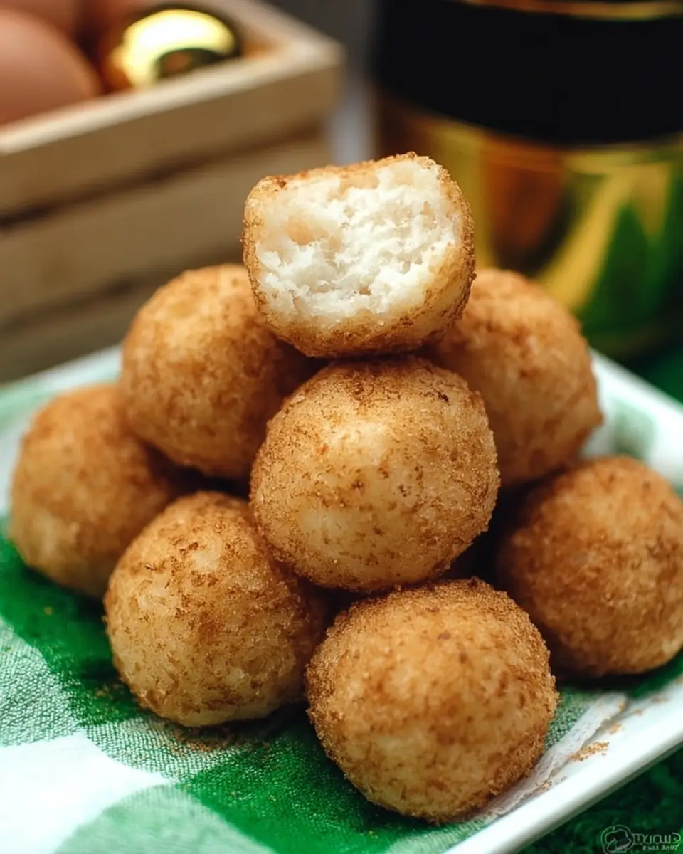 A delicious plate of Irish Potato Candy