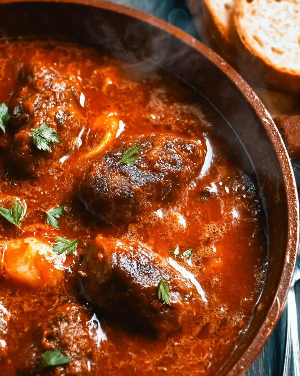 A delicious plate of Italian Sunday Gravy