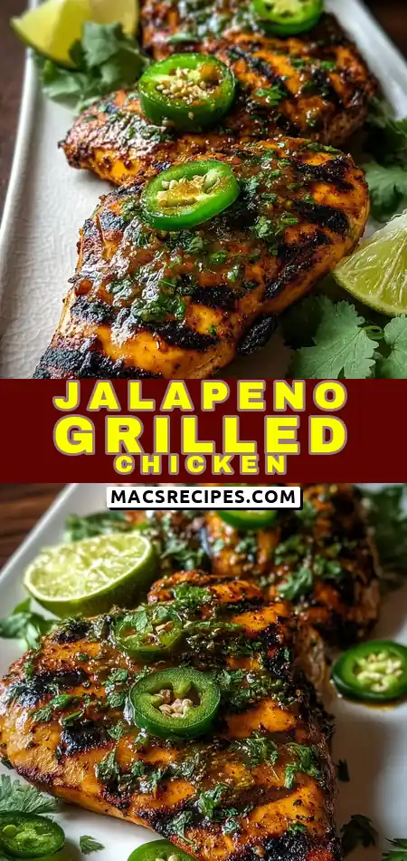 Spicy Grilled Jalapeno Chicken with Zesty Marinade