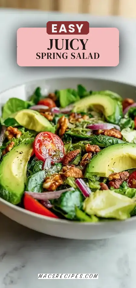 Juicy Spring Salad with Avocado