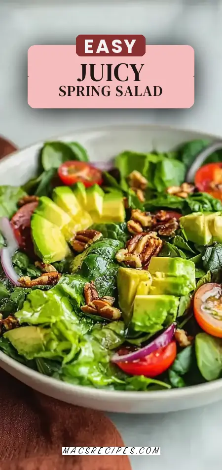 Juicy Spring Salad with Avocado