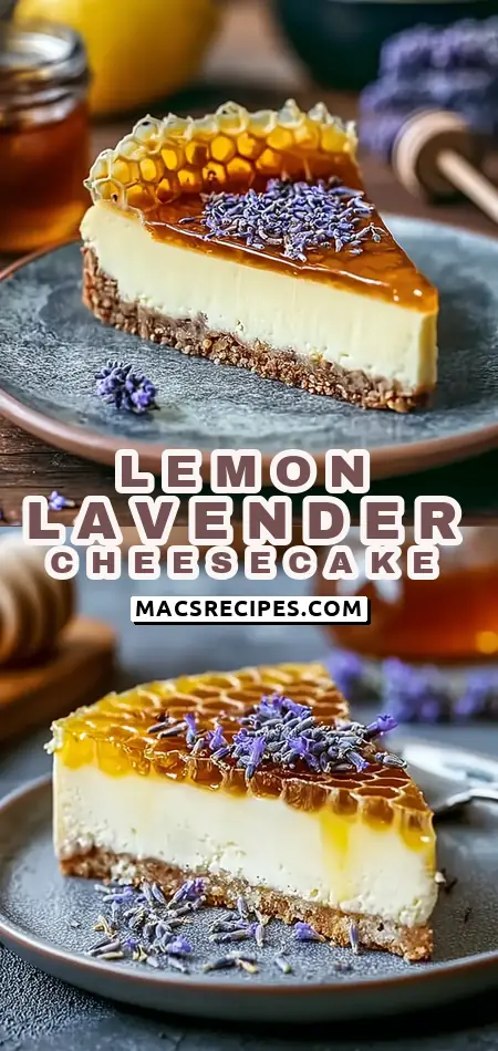 Lemon Lavender Cheesecake