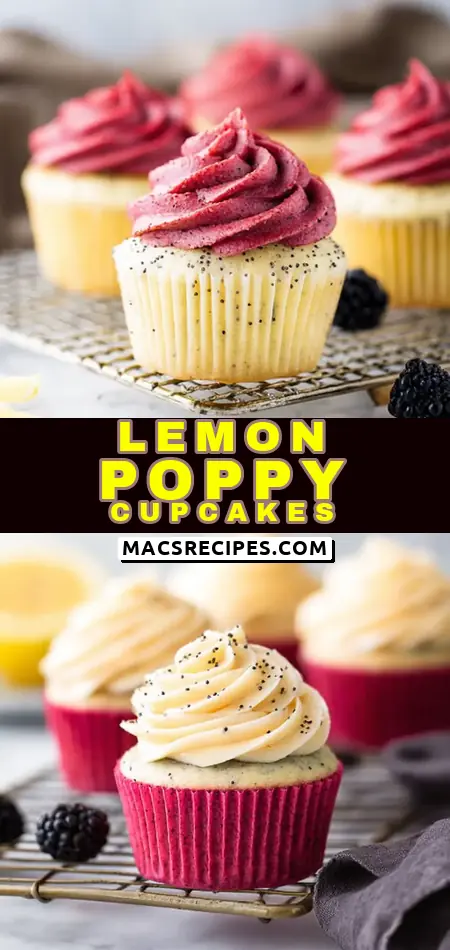Lemon Poppy Seed Cupcakes