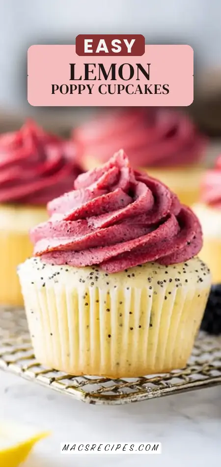 Lemon Poppy Seed Cupcakes