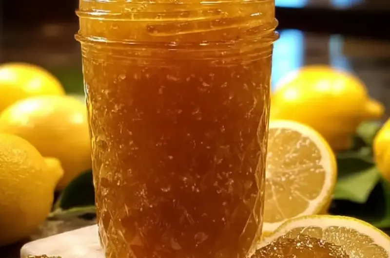 A delicious plate of Lemon Ginger Marmalade
