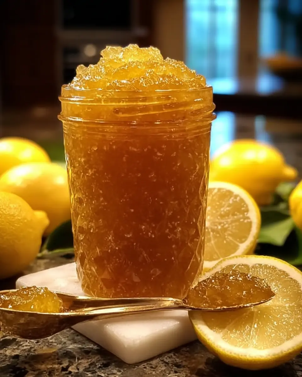 A delicious plate of Lemon Ginger Marmalade
