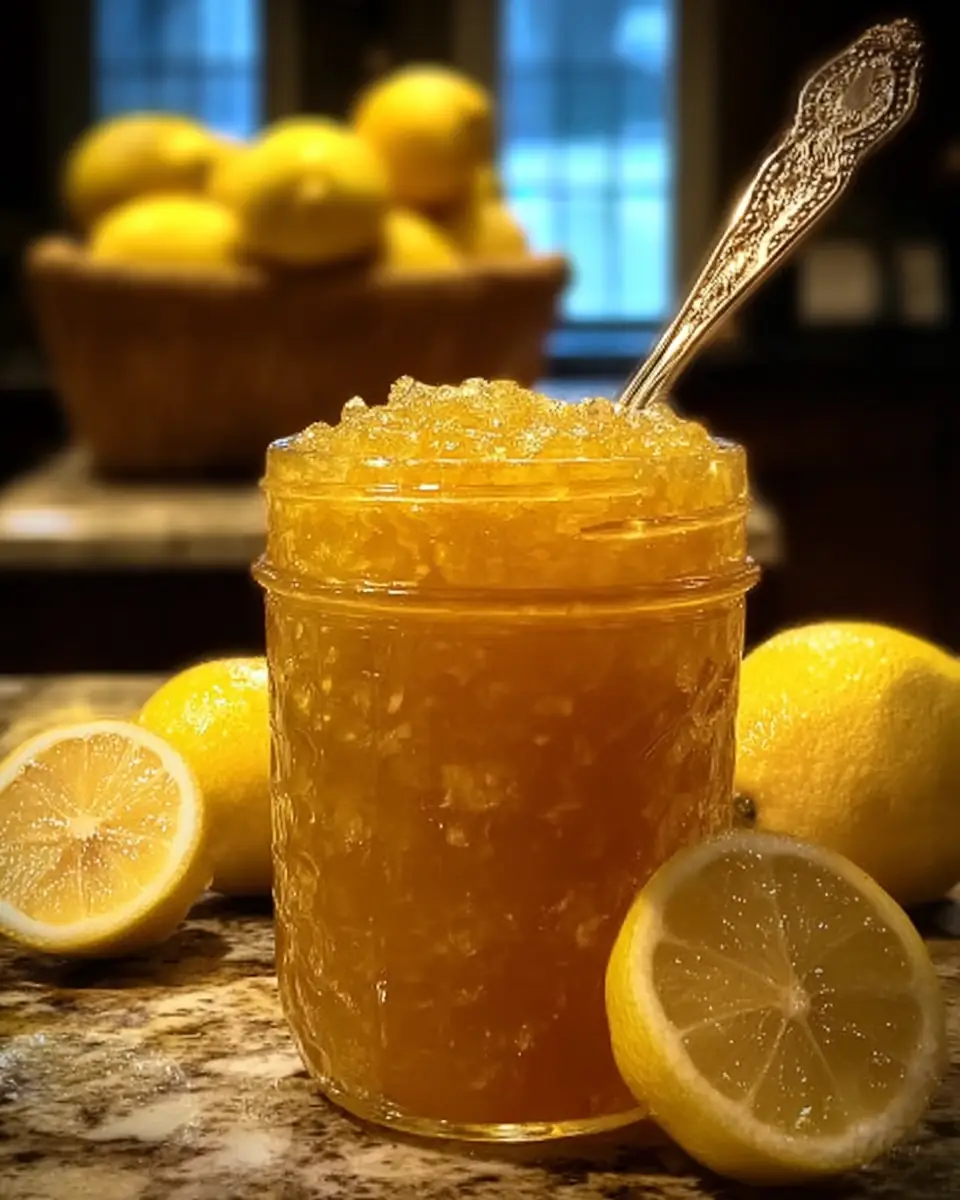 A delicious plate of Lemon Ginger Marmalade