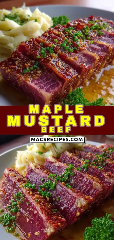 Maple Mustard Corned Beef
