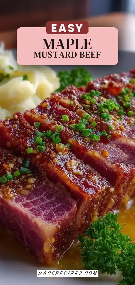 Maple Mustard Corned Beef